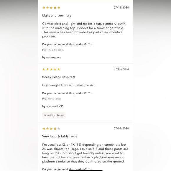 Super chic Anthropologie NWT Set Linen blend generously sized SM top & pants - Picture 16 of 16